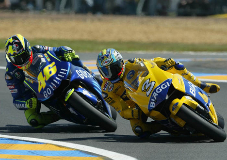 Biaggi, Rossi (2004 Német nagydíj)