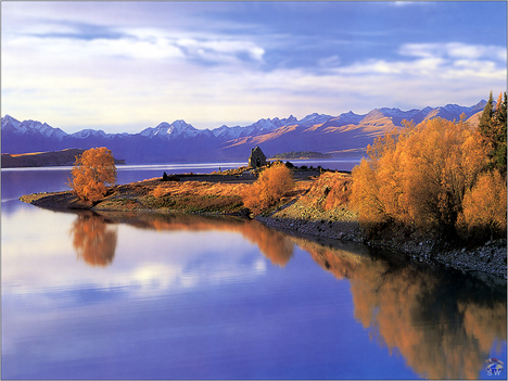 Church of the Good Shepard in  New Zealand Lake Tekapo